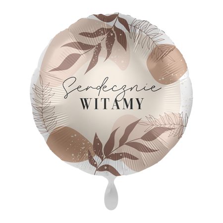 Balon foliowy 18" Welcome - Serdecznie Witamy 