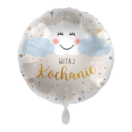 Balon foliowy 18" Witaj Kochanie - Hello wonderful Baby