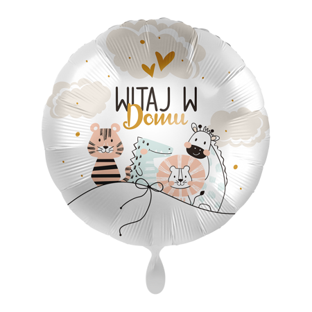 Balon foliowy 18" Witaj w domu - Baby Little Friends