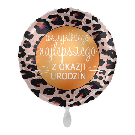 Balon foliowy 18" Wszystkiego Najlepszego - Wild Wild Birthday