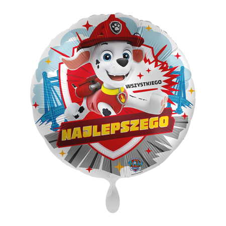 Balon foliowy 18" - Wszystkiego najlepszego Marshall 