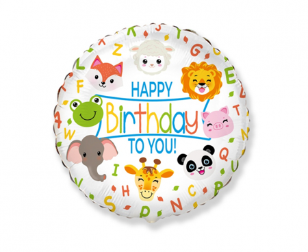 Balon foliowy 18 cali FX - Happy Birthday