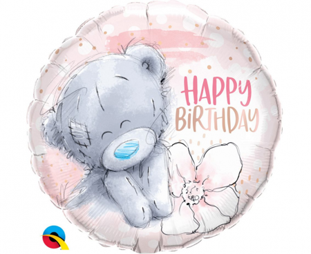 Balon foliowy 18 cali QL Tatty Teddy Birthday Flower