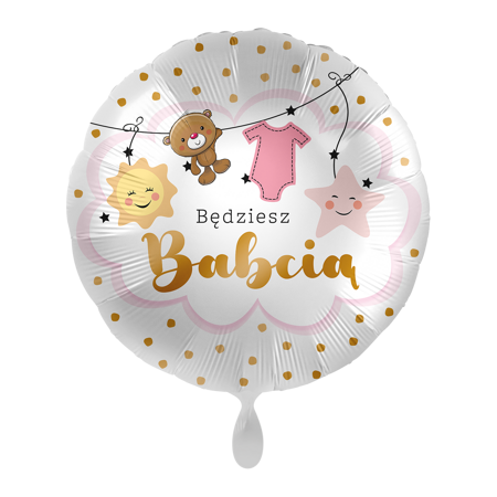 Balon foliowy 18"Będziesz Babcią - You're going o be a Grandma