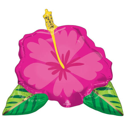 Balon foliowy Beautiful Tropical Hibiscus 63 cm x 68 cm