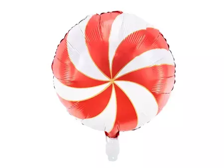 Balon foliowy Cukierek, 35cm, czerwony