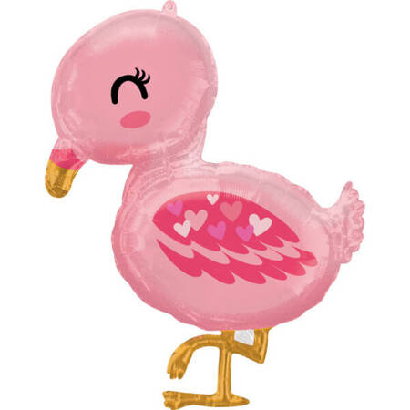 Balon foliowy Flamingo Baby 63 cm x 81 cm