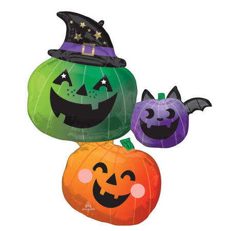 Balon foliowy Fun & Spooky Pumpkin 73 cm x 83 cm