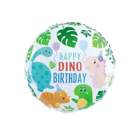 Balon foliowy Happy Dino Birthday 45cm