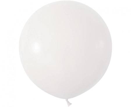 Balony Beauty&Charm, pastelowe, białe 24"/ 2 szt.