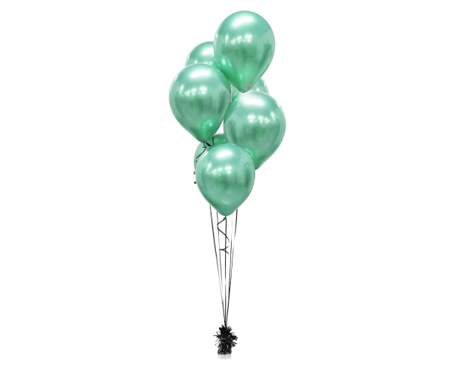 Balony Beauty&Charm, platynowe zielone 12"/ 50 szt.