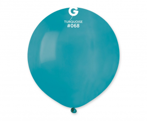 Balony G150 pastel 19" - turkusowo-niebieskie 68/ 50 szt.