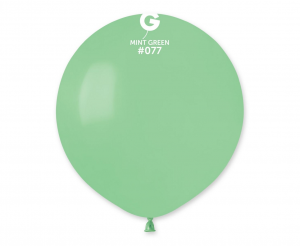 Balony G150 pastel 19" - zielone-miętowe 77/ 50 szt.