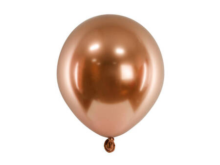 Balony Glossy 12 cm, miedziany