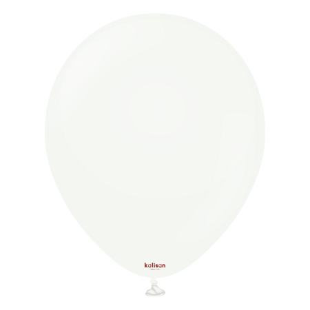 Balony Kalisan 18 " Standard White 1 szt