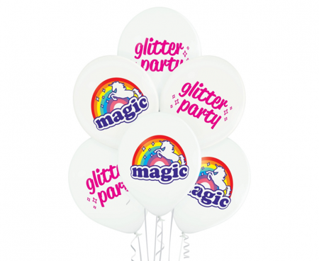 Balony Magiczny Jednorożec, 6 szt.