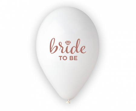 Balony Premium Hel Bride To Be, 13"/ 5 szt.