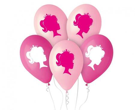 Balony Premium My Pink World - W Koronie, 12"/ 5 szt.