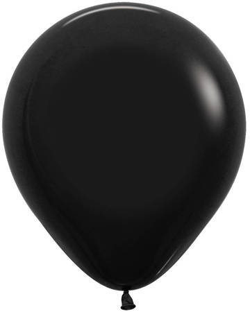 Balony Sempertex Pastel Black , 18", 1 szt.