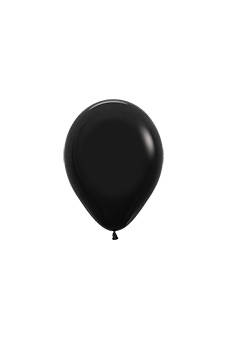 Balony Sempertex Pastel Black , 5", 50 szt.