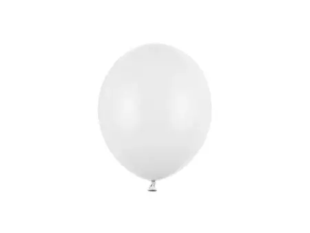 Balony Strong 12cm, Pastel Pure White