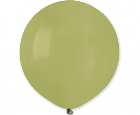 Balony pastel 19" - zielone oliwkowe 98/ 1 szt 