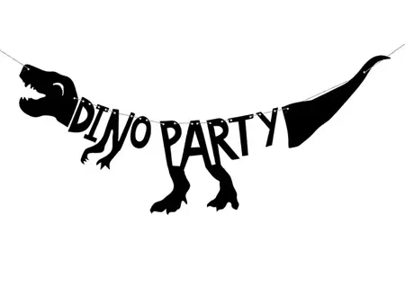 Baner Dinozaury - Dino Party, 20x90 cm