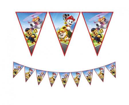 Banner Paw Patrol Rescue Heroes, flagi (papier FSC)