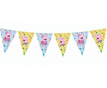 Banner Peppa Pig, 9 flag, 230 cm