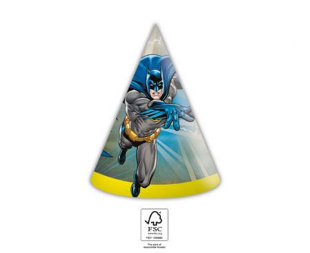 Czapeczki papierowe "Batman Rogue Rage", 6 szt.