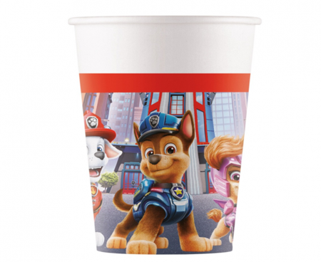 Kubeczki papierowe Paw Patrol: The Movie, 200ml, 8 szt. 