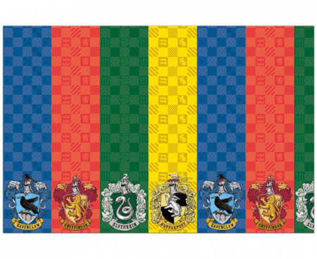 Obrus papierowy "Harry Potter Hogwarts Houses" 120x180 cm