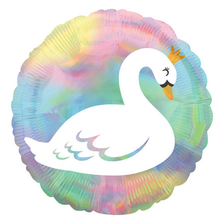 Pastel Swan Holographic Iridescent Standard