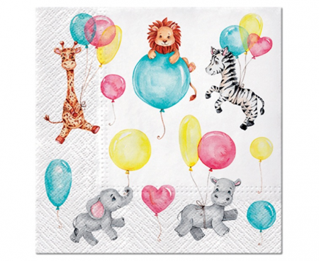 Serwetki papierowe PAW Child Fun 33x33 cm / 20 szt.