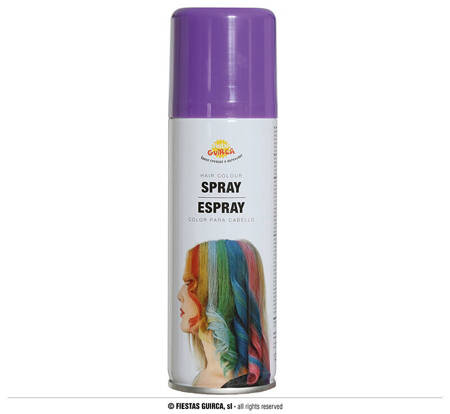 Spray do koloryzacji włosów, fioletowy, 125ml.