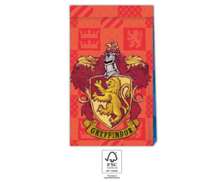 Torebki prezentowe Harry Potter Hogwarts Houses, 4 szt.