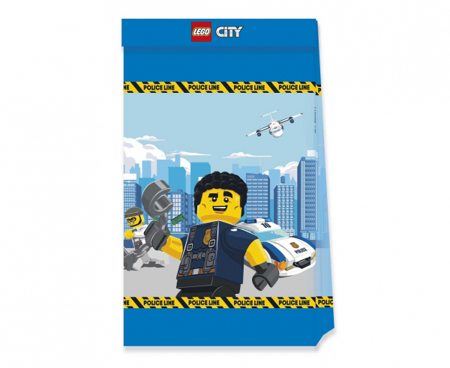 Torebki prezentowe Lego City, 4 szt.